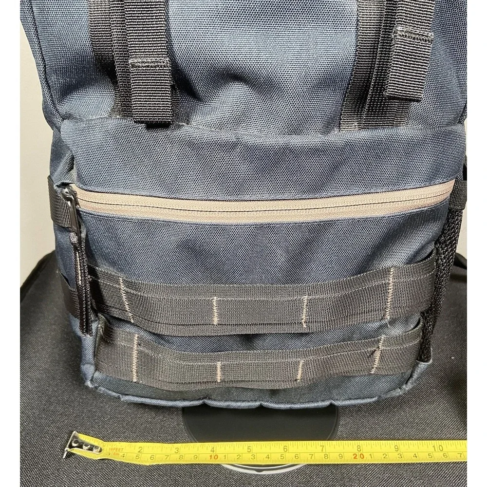 Timbuk2 Rogue Backpack Navy Gray‎ Roll Top Commuter Laptop Travel Bag